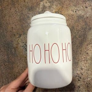 RAE DUNN “Ho Ho Ho” Cookie Candy Jar Canister